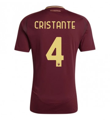AS Roma Bryan Cristante #4 Replika Hjemmebanetrøje 2024-25 Kortærmet